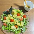 chi−ちゃん's cooksnap of when they made 前菜に♪キウイのわさびドレ和え.