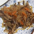 きらり流れ星's cooksnap of when they made ごぼうと牛肉のピリ辛炒め.