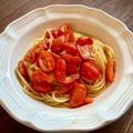 pali's cooksnap of when they made 簡単！プチ贅沢ミニトマトパスタ.