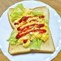 ＊なぁ＊'s cooksnap of when they made ＊レンジで＊スクランブルエッグトースト.