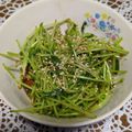 ユミ's cooksnap of when they made 豆苗の簡単ナムル.