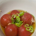 にゃつめ〜's cooksnap of when they made めんつゆで簡単★丸ごとトマトのおひたし.