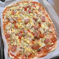 じる♪'s cooksnap of when they made 簡単米粉ピザ　絹ごし豆腐入り.