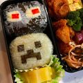 クックFG33W7☆'s cooksnap of when they made ☆キャラ弁 マインクラフト Part１.