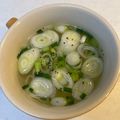 yu🐓's cooksnap of when they made 即席☆ピリリ鶏がらネギスープ.
