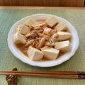 ビートルズ食堂's cooksnap of when they made ☘️レンジでお手軽豚キムチ豆腐☘️.
