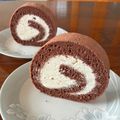 純雫ママ☆'s cooksnap of when they made 卵白消費♪チョコロールケーキ♡.