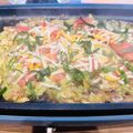 クックIJWRIW☆'s cooksnap of when they made ホットプレートで明太子チーズもんじゃ焼き.