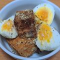 kaori238's cooksnap of when they made 厚揚げ豆腐とゆで卵のチーズサラダ.