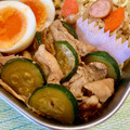 ビートルズ食堂's cooksnap of when they made ズッキーニ豚肉と焼肉のタレで炒めただけ〜.