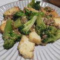 fu♪♪'s cooksnap of when they made 厚揚げとブロッコリーの味噌炒め.