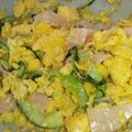 賄いのおばちゃん's cooksnap of when they made きゅうりとハムと卵の簡単ゴマサラダ.