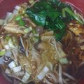 tors's cooksnap of when they made 温まる！熱々あんかけきのこ蕎麦.