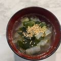 春巻きママ's cooksnap of when they made 材料入れて5分！中華風大根わかめスープ.