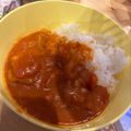 ポコぱん☆'s cooksnap of when they made ルーと牛乳で簡単本格バターチキンカレー♡.