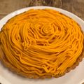 ＊おらおれ＊'s cooksnap of when they made ハロウィンに★かぼちゃモンブランタルト.