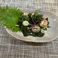 horseland's cooksnap of when they made ミョウガ　ワカメの酢の物.