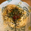 moko's cooksnap of when they made ウニとイクラの和風クリームパスタ.