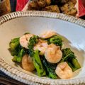 パピパピくん's cooksnap of when they made 春＊菜の花と海老のﾆﾝﾆｸゆず胡椒炒め.
