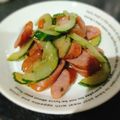 ☆meguchi☆'s cooksnap of when they made きゅうりとウィンナーの炒め物.