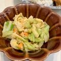 ほちさんとほろさん's cooksnap of when they made 味見で半分なくなるキャベツの胡麻和え.