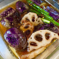 ☆はあ☆'s cooksnap of when they made なすとアスパラの揚げ浸し【JA北越後】.