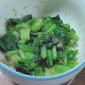 ☆いちごキティ☆'s cooksnap of when they made 小松菜の胡麻和え.