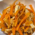 はんへ°ん's cooksnap of when they made 簡単にんじんと油揚げのほっこり炒め煮.