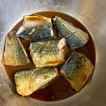 yu🐓's cooksnap of when they made さばのみそ煮⭐︎給食メニュー.