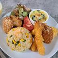 親方's cooksnap of when they made 超簡単♫フライパンde海老ピラフ♡.