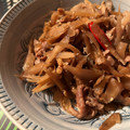 クック☆やーっ！'s cooksnap of when they made 豚こま肉と牛蒡の炒め煮.