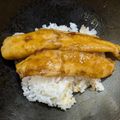 はるいろいちご's cooksnap of when they made まるでうな重？！節約パンガシウス重.