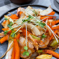 maaaaaccha's cooksnap of when they made 簡単☆イカとネギのキムチ炒め～♪.