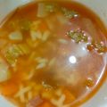 mcocham221's cooksnap of when they made 超簡単！ケチャップでミネストローネ.