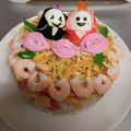黒こっぺ's cooksnap of when they made カップちらし寿司でひな祭り♡茹で玉お雛様.