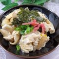 クックHG9V8Y☆'s cooksnap of when they made お父ちゃんの油あげ＆玉ねぎで玉子丼♪.