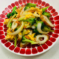 あっこ姉's cooksnap of when they made ブロッコリーとちくわと卵の中華風炒め.