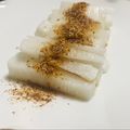 にゃつめ〜's cooksnap of when they made しゃきしゃき♪長いもの七味醤油あえ.