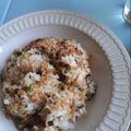 ＠ももこ's cooksnap of when they made 冷ご飯deお好み焼き風おやき♡.