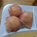 ポニーリボン's cooksnap of when they made ＊スイートポテサラ＊生ハム包み.
