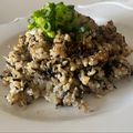 にゃつめ〜's cooksnap of when they made ヘルシー香ばし♪梅じゃこひじきチャーハン.