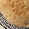 105♡'s cooksnap of when they made グルテンフリーな米粉フォカッチャ.