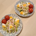 アクセル☆'s cooksnap of when they made 白菜とハムとゆで卵のサラダ.