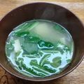 プルンバゴ's cooksnap of when they made 味噌汁　豆腐と三つ葉.