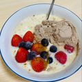 ももゆみ1230's cooksnap of when they made ダイエット中の朝ごはんオートミール♡.
