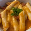 kchan3232's cooksnap of when they made ネギ盛りチーズトッポギ。.