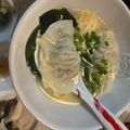 g_pearl's cooksnap of when they made スープで食べる水餃子.