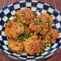 あーこ姐's cooksnap of when they made 鶏ササミ＊レンコンのもっちり甘辛焼き♫.