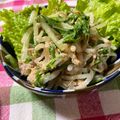 クックDGCFO3☆'s cooksnap of when they made もやしと水菜のツナマヨぽんサラダ.