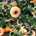 sacching's cooksnap of when they made ほうれん草と竹輪&シラスのお浸し.